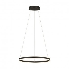 Eglo-Tonarella H/L 78W Led 1 Ring Dimmable Pendant Light - Black